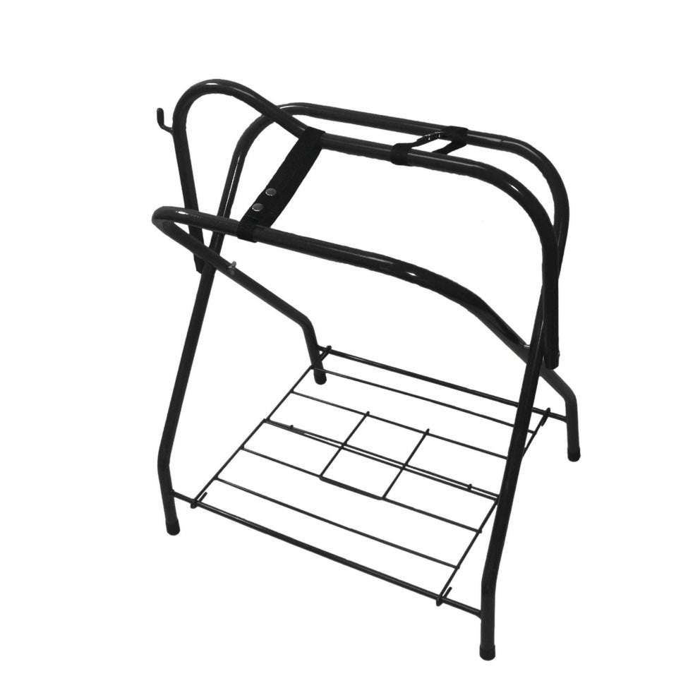 Saddle Rack Multifunctional Stable Iron Portable Folding Horse Saddle Rack Stand